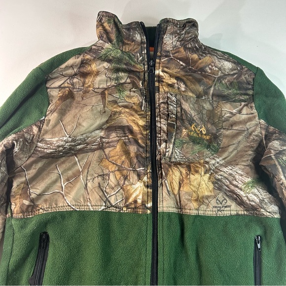 REALTREE Camo Jacket Shacket Insulated Full Zip Mens MEDIUM Lightweight - Picture 1 of 8